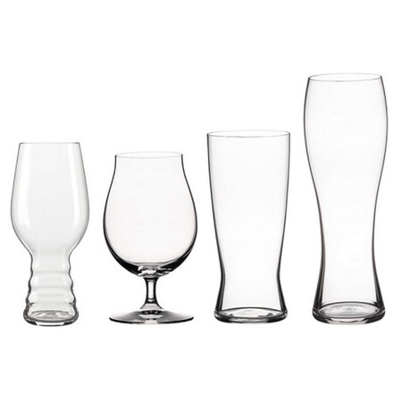 Spiegelau Classic Beer Tasting Kit, Clear, 4PK 4991695